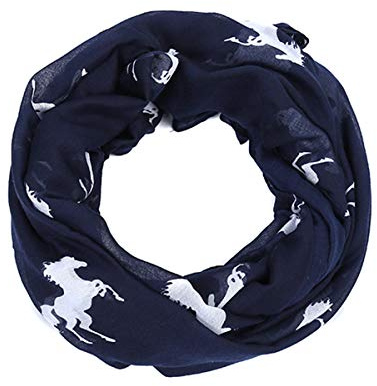 AnJuHoPa Foulard en viscose tissé fin et respirant - Motif animal élégant - Pour filles et femmes