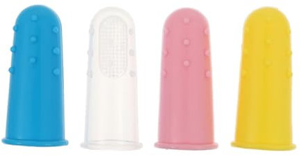 12St baby zahnbürste aus silikon Zahnbürsten für Kinder Fingerzahnbürste für Kleinkinder Werkzeuge für Baby-Fingerbürste Werkzeug zur Zahnreinigung sauber Pflegebürste Massagegerät