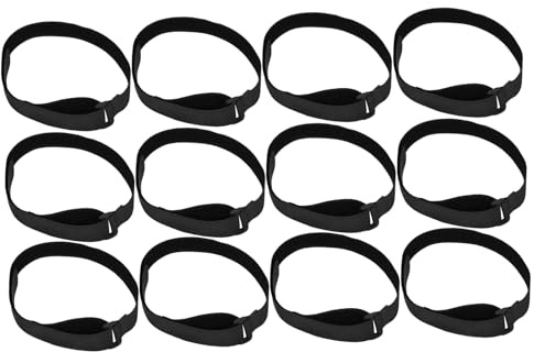 iplusmile 12pièces Accessoires pour Parasol De Terrasse Sangles De Fixation pour Parasol De Jardin Stabilisateur Anti-Vent Sangles Réutilisables pour De Sécurité pour De Terrasse