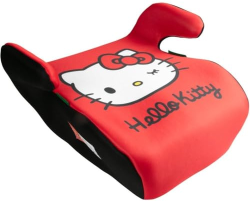 Tataway Seggiolino Alzatina Auto Bimbi Hello Kitty I-Size ECE R129, Rialzo Bimbi 126-150 Cm, 22-36 Kg, 6-12 Anni, Gruppo 3, Leggero E Facile Da Trasportare - Sfoderabile E Lavabile