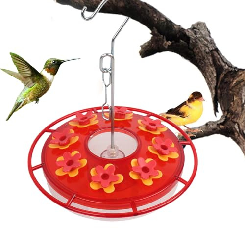 Distributore di nettare a – Stazione a prova di perdite per l'alimentazione degli con 8 porte – Distributore di cibo a forma di piattino per, per giardino, terrazza, balcone