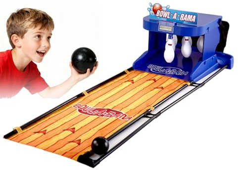 Sponsrat hopfällbart elektroniskt bowlingspel för familjekul, LED-resultattavla och automatisk återställning, interaktivt inomhusspel för barn och vuxna