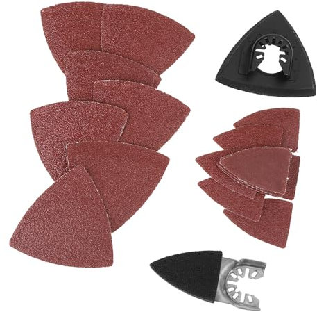 82Pz Kit di Levigatura Oscillante, Lame ad Attacco Rapido Multifunzione per Strumenti Elettroutensili