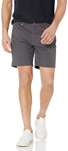 Amazon Essentials Men's Straight Fit 7 (18cm) Stretch 5-Pocket Jean Shorts