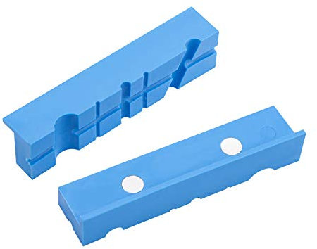 Mors de protection pour étau, Mors doux pour étau 14 cm avec mâchoires magnétiques souples non endommagantes Bench vise