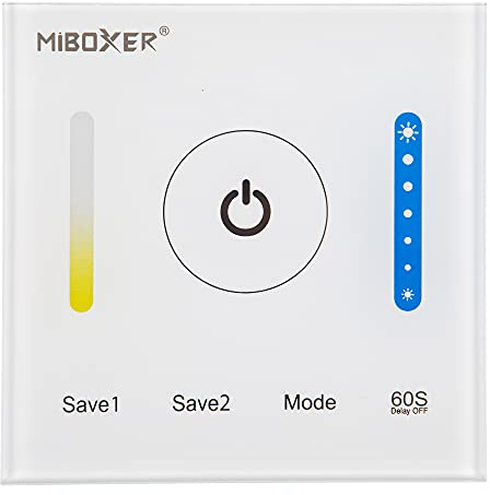 Miboxer Milight Controller MiLight TOUCH Wand Controller P2 für CCT/TunableWhite 12-24V bis 5A für LED Produkte