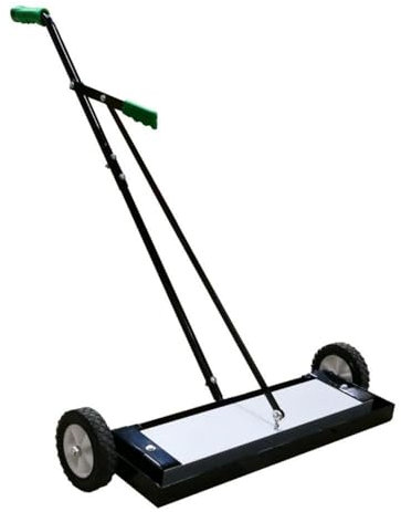 Magnetar Escoba Magnética Profesional - 60cm - Barredor magnético Extra Potente - Escoba para Recoger Metal - para Uso intensivo - Adecuado para Interiores y Exteriores