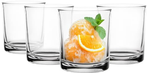 Glasmark KROSNO 1992 à eau à boire bas 160 ml robuste Passe au lave-vaisselle Brillant Transparent