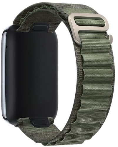 Nylon Loop Band Compatible with Apple Watch Ultra3/2/1 SE3/2/1 Series11/10/9/8/7/6/5/4/3/2/1 – Justerbart, lätt, andningsbart G-Hook-outdoorarmband för 38/40/41/42/44/45/46/49 mm