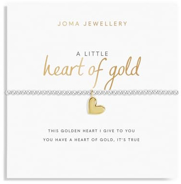 Joma Jewellery a Little Heart of Gold Beaded Stretch Bracelet