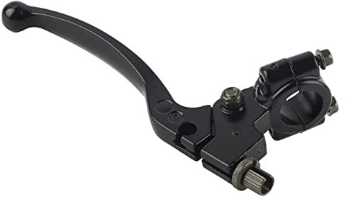 Qiilu Levier de frein, 22 mm 7/8in Levier d'embrayage Pliant Professionnel de Guidon Avec Embrayage Perche et Ensemble Leviers Frein Poignée en Aluminium Anodisé Réservoir Moto