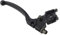Qiilu Levier de frein, 22 mm 7/8in Levier d'embrayage Pliant Professionnel de Guidon Avec Embrayage Perche et Ensemble Leviers Frein Poignée en Aluminium Anodisé Réservoir Moto