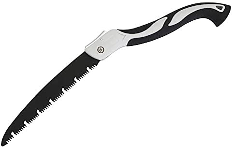 Pieghevole Sega A Mano, Robusto SK5 Alto Tenore di Carbonio Lama In Acciaio Sega A Mano, premium Potatura Sega con Serratura di Sicurezza Comfort Impugnatura Morbida per il Campeggio (L - 530mm)