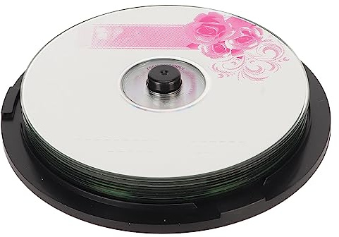 Tangxi CD R Blank Discs, 52X Speed 730MB Capacity Recordable Disc Blank CDs for Storing Digital Images Music Data, 2 Minute Record Speed, Compatible with iOS, 175 Songs 225 Photos (10PCS)