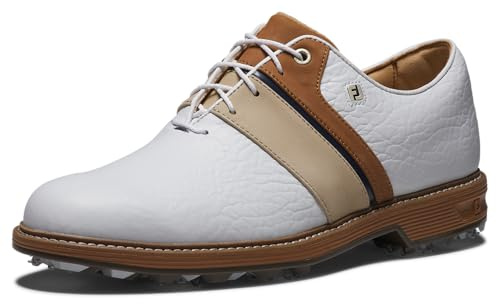 FootJoy Men's Premiere Series - Packard LX Previous Season Style Golf Shoe, White/Navy/White, 11