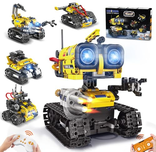 CUBIMANA Technik Roboter Bauspielzeug für Kinder - 5 in 1 App & Fernsteuerung Technik Spielzeug, Wall Robot/Engineering/Mech Scorpion Spielzeug, Geschenke für Jungen Mädchen ab 10 Jahre (560 Stück)