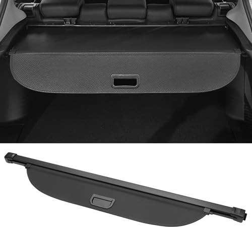 Motoforti Cache-Bagages Rétractable Pour Coffre De Voiture pour Mitsubishi Eclipse Cross 2018-2024 Étagère De Coffre Arrière/De Bagages Étagère De Sécurité Étagère D'Ombre, Noir Brillant