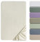 SOULFUL Satin Spannbettlaken 200x200cm Baumwolle, 100% Langstapelige Baumwolle Kühlend Bettlaken Spannbettlaken bis 25cm Matratzenhöhe für Allergiker Geeignet, Oeko-Tex Zertifiziert-Beige