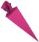 itenga Bastelschultüte 70cm rund Schultütenrohling mit Filzverschluss (Pink mit Filzverschluss)