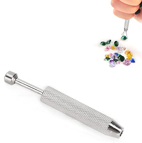 Pinzas para joyas, portaherramientas Herramienta de recogida de joyas Gemas de diamante Pinzas para sujetar Catcher Grabber Pinzas Rectas para hacer joyas Herramienta con 4 garras para soldadura(kurz)
