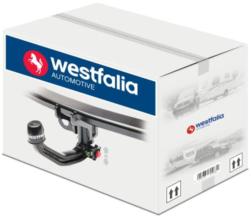 Westfalia abnehmbar - von unten gesteckt AHK Anhängerkupplung für Skoda Yeti 5L 08/2009-12/2017 mit universell Elektrosatz 13-polig
