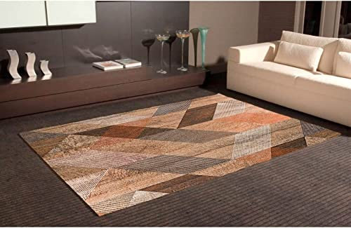 Oedim Alfombra Imitacion Parquet, para Habitaciones, 165x95cm, Moqueta PVC, Suelo vinílico, Decoración del Hogar, Suelo de Protección