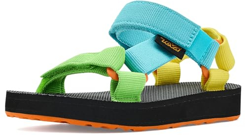 Teva Original Universal Sport Sandal, Neon Multi, 2 US Unisex Little Kid
