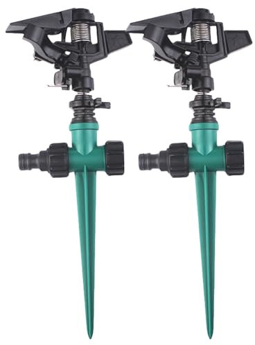 LfrXtra Operazioni Tranquille Sprinkler da Giardino con Rotazione A 360 Gradi per Prati E per Impianti Giornaliere Spruzzatore Automatico Efficace