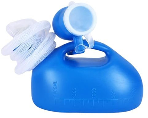 Bottiglie per urina da Uomo – 2000 ml Spill Proof Travel Contenitore per urina | Bottiglie per urina a Prova di Odore | Resistente alle perdite di Grande capacità Campeggio all'aperto Toilette per
