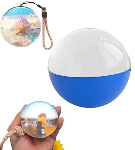 2 7 Player de Video Cristal con Pantalla Digital electrónica: Esfera Memoria iluminación Personalizada Videos y Fotos cargables Regalo Personalizado para Aniversario cumpleaños Boda Familia mas Blue