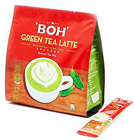 BOH Grüntee Latte Instant Tee, 12 x 27 g