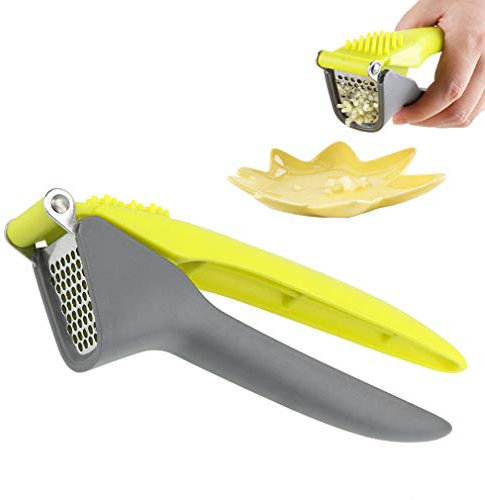 Presse-ail, Acier Inoxydable Cuisine Presser Outil Alliage Ail Broyeur Oignon Gingembre Presses Ail Hachoir Râpe Raboteuse Broyeur Accessoires de Cuisine