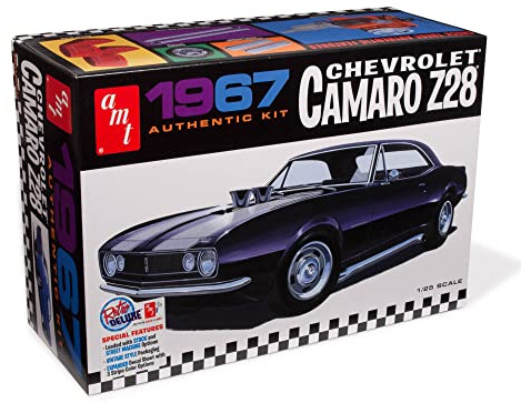 AMT AMT1309/12 1/25 1967 Chevy Camaro Z28 modellbyggsats, flerfärgad