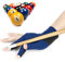 Hayaww 3-Finger Billard Handschuhe, Rechte Snooker Handschuh Queue Handschuhe, Passt auf Rechte Hand, Für Shooter, Snooker, Queue (Dunkelblau)