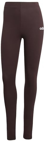 adidas Donna ESSENTIALS LINEAR COTTON LEGGINGS, shadow brown/white, XL