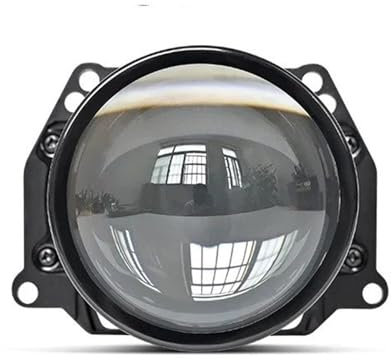 ODKBFG Faros 3 Pulgadas Para Faros Delanteros Halo Luces Para H4 H7 9005 9006 160W 50000LM Haz Alto Bajo 120W 2 Uds Bi Lentes De Proyector LED Lámpara Conjunto