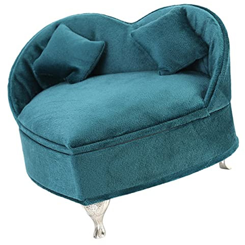 CIYODO Schmuckschatulle in Sofaform Tragbare Schmuckschatulle Für Ohrringe Halsketten Ohrring-organizer Schmuck-reiseetui