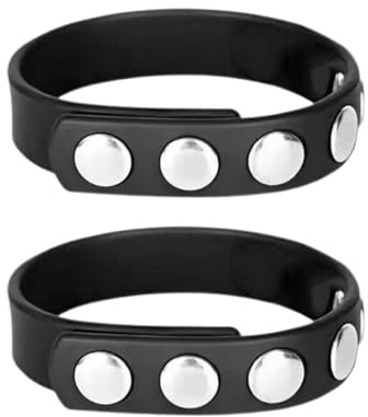 2 Pcs Anillo de Pene para Mejorar la Erección, Anillo de Pene de Silicona para Hombres, Duradero y Flexible, Juguetes