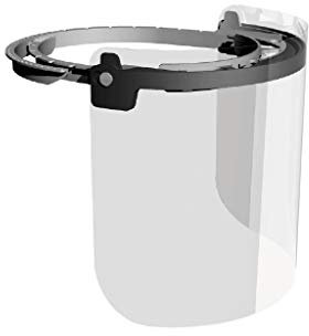 Cofan Pantalla facial protectora V4 reutilizable | Barrera física frente a gotas y salpicaduras de líquidos | Reglamento (UE) 2016/425 sobre los EPI y Norma europea EN 166 (1) de protección ocular.