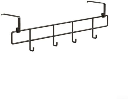 Zilimontt Support de rangement en fer à suspendre de 35 cm pour radiateur de chauffage, porte-serviettes, radiateur (noir)