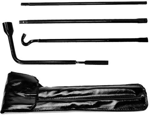 Tire Removal Replacement Kit Spare Tire Removal Tool Kit Set Fit for Toyota | Tire Lug Wrench Handle Spare Tire Wrench Set Fit For 1998 - 2021 Toyota Tacoma 2004 - 2021 Toyota Tundra 2008 - 2021 Sequoia