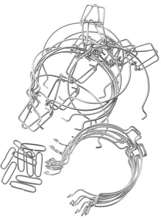 VALICLUD Abrazaderas De Acero Inoxidable para Tarros De Vidrio Pequeño 100-380ml, Hebilla De Alambre Cierre Hermético De Resorte, Accesorio para Frascos De Cocina, Paquete De 10 Unidades