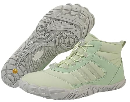 Chaussures de plantation d'hiver avec cuivre, chaussures à pieds nus d'hiver pour femme et homme, bottes de randonnée avec cuivre pur solide, A108green, 38 EU
