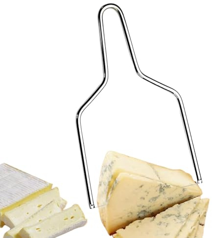Stibtmr Cortador De Queso, Diseño Ergonómico Para Cortar Mantequilla, Rebanador De Queso Manual De Acero Inoxidable Para Cocina Hogar Huevos Pan Pastel