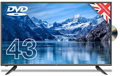 Cello C4320F 43 inch Full HD LED TV with Built-in DVD player and Freeview HD Built in Satellite receiver 3 x HDMI and USB 2.0 to record Live TV Easy to Setup Non-Smart Made in the UK