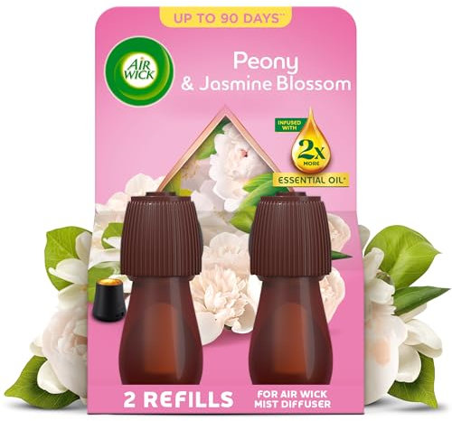 Air Wick Essential Mist Aroma Balancing Peony & Jasmine 2 x 20ml