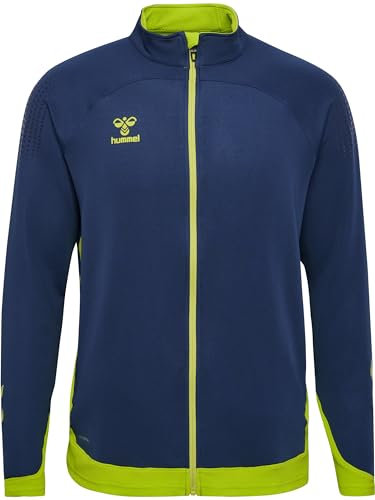 hummel hmlLEAD Poly Trainingsjacke 7045 blaugelb, XL Herren