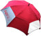 Sun Mountain H2NO Vision Golf Umbrella - 68 Inch Dual Canopy, Double Vision Window, Windproof, Waterproof, Automatic Opening, Burgundy