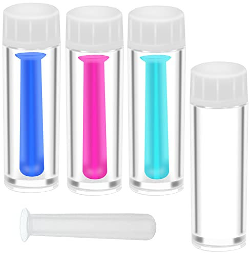 8 Stücke Kontaktlinsen Entfernen, Einfach Entfernungswerkzeug Silikon Kontakt Linsen Entferner Applikator für Harte und Weiche Kontakte Tragbar Kontakt Saugnapf Entferner Kontakt Linsen Applikator