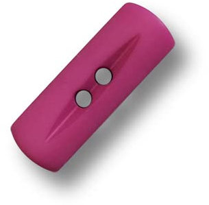 Knopfparadies - 6er Set knallig lila- bis magentafarbene, kleine Knebelknöpfe aus Kunststoff. Ø: ca. 6x18mm!